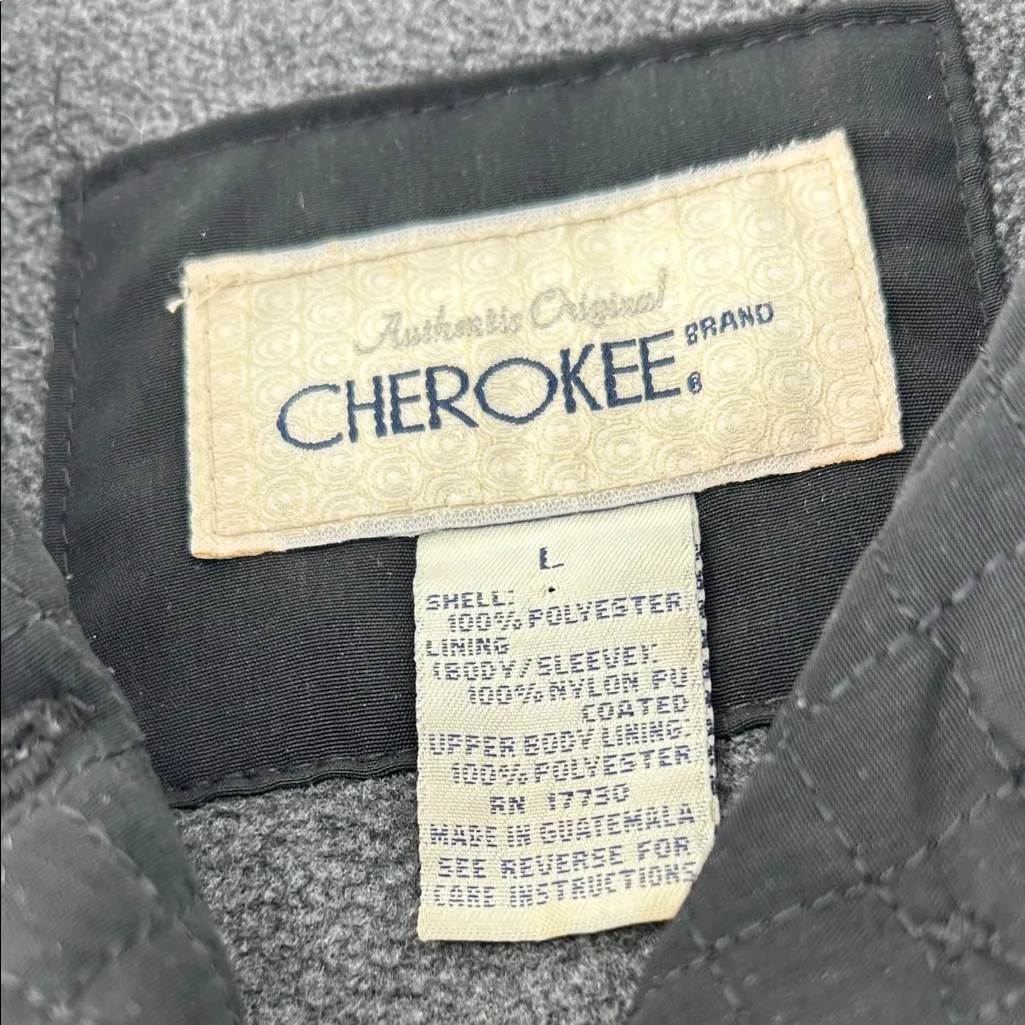 Cherokee Women's Black Quilted Utility Jacket - Image 10