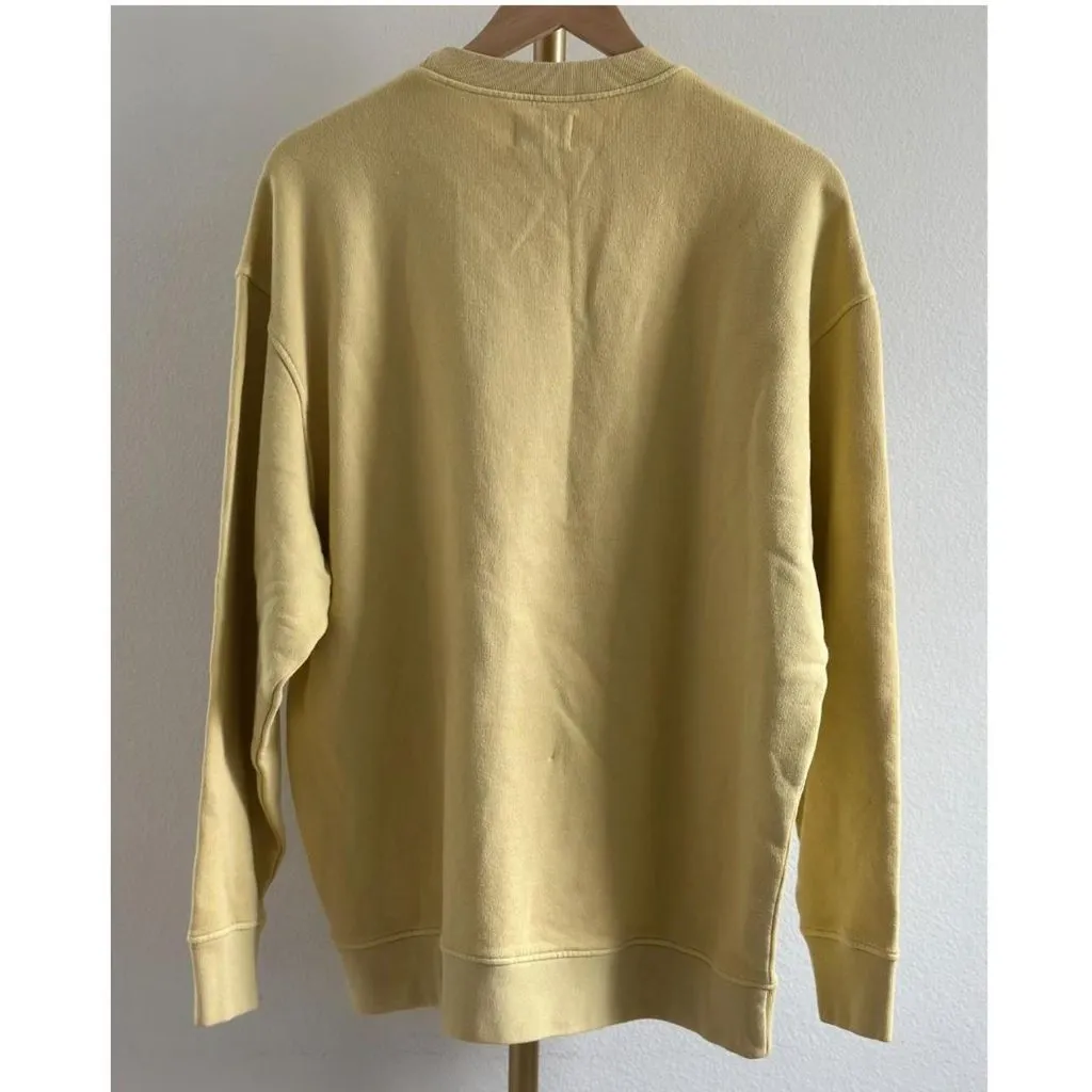 Mate the Label Organic Fleece Oversized Sweatshirt in Lichen, Size XS/Small - Image 4