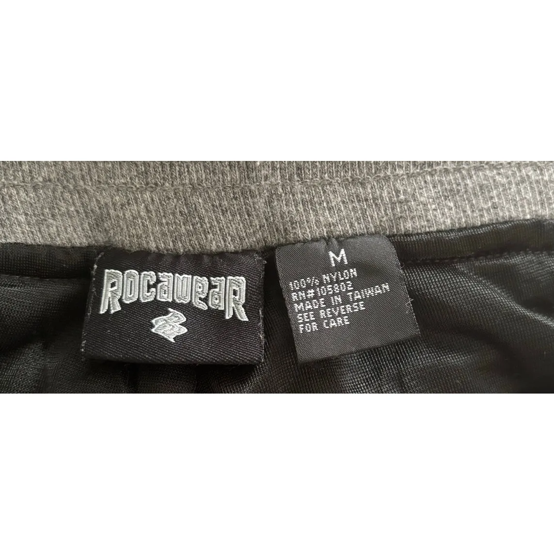 Roca Wear Urban Parachute Black Windbreaker Pants - Image 4