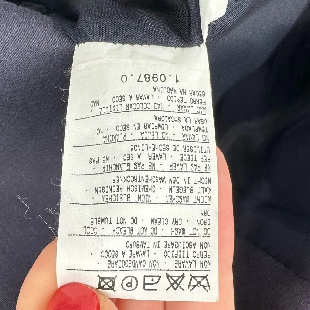 United Colors of Benetton Hungary Three Button‎ Navy Blazer EU 38 US 8 - Image 7