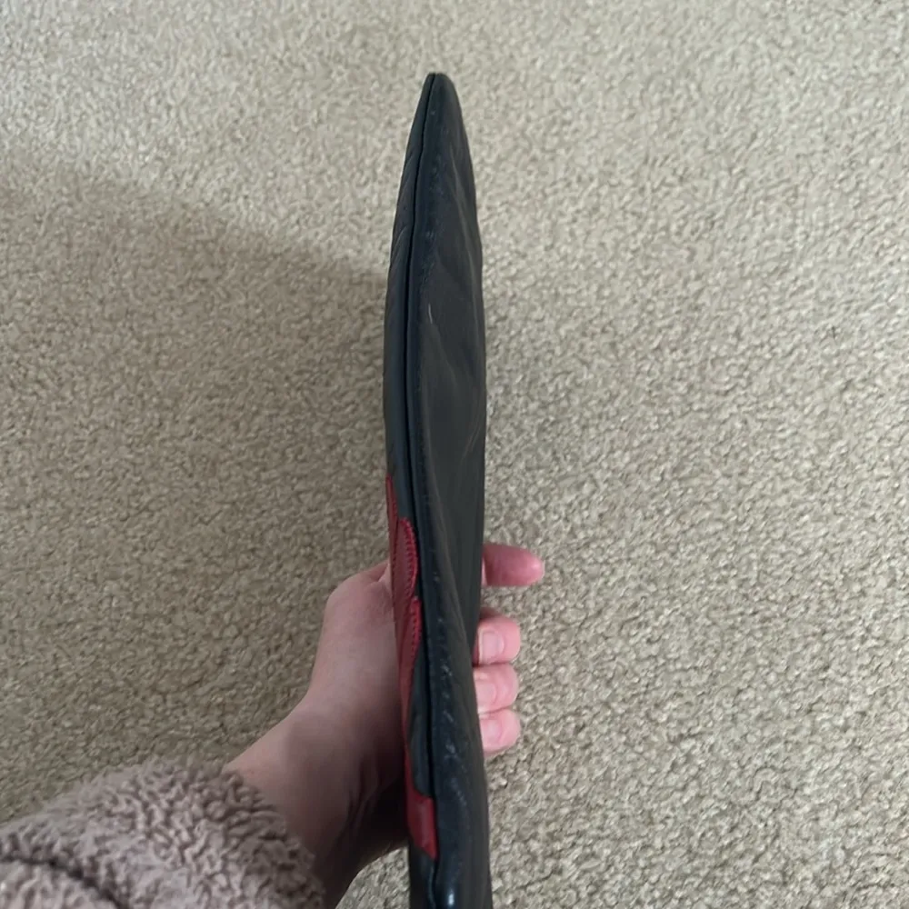 Great American Leatherworks Black/Red Clutch Black - Image 8