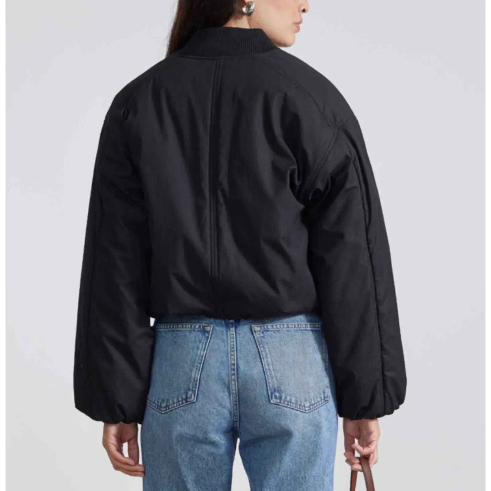 Apiece Apart  Esteria Bomber Jacket Black Large - Image 2