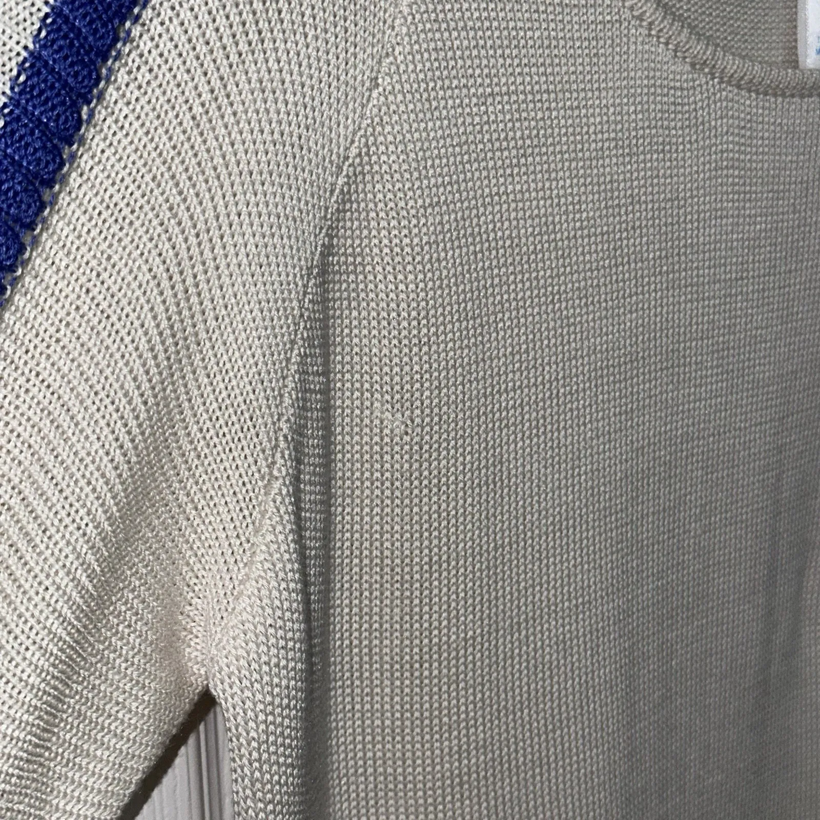 Islefield Ivory Sweater Women's Size‎ Small Silk Cashmere Blend Equestrian Horse - Image 7