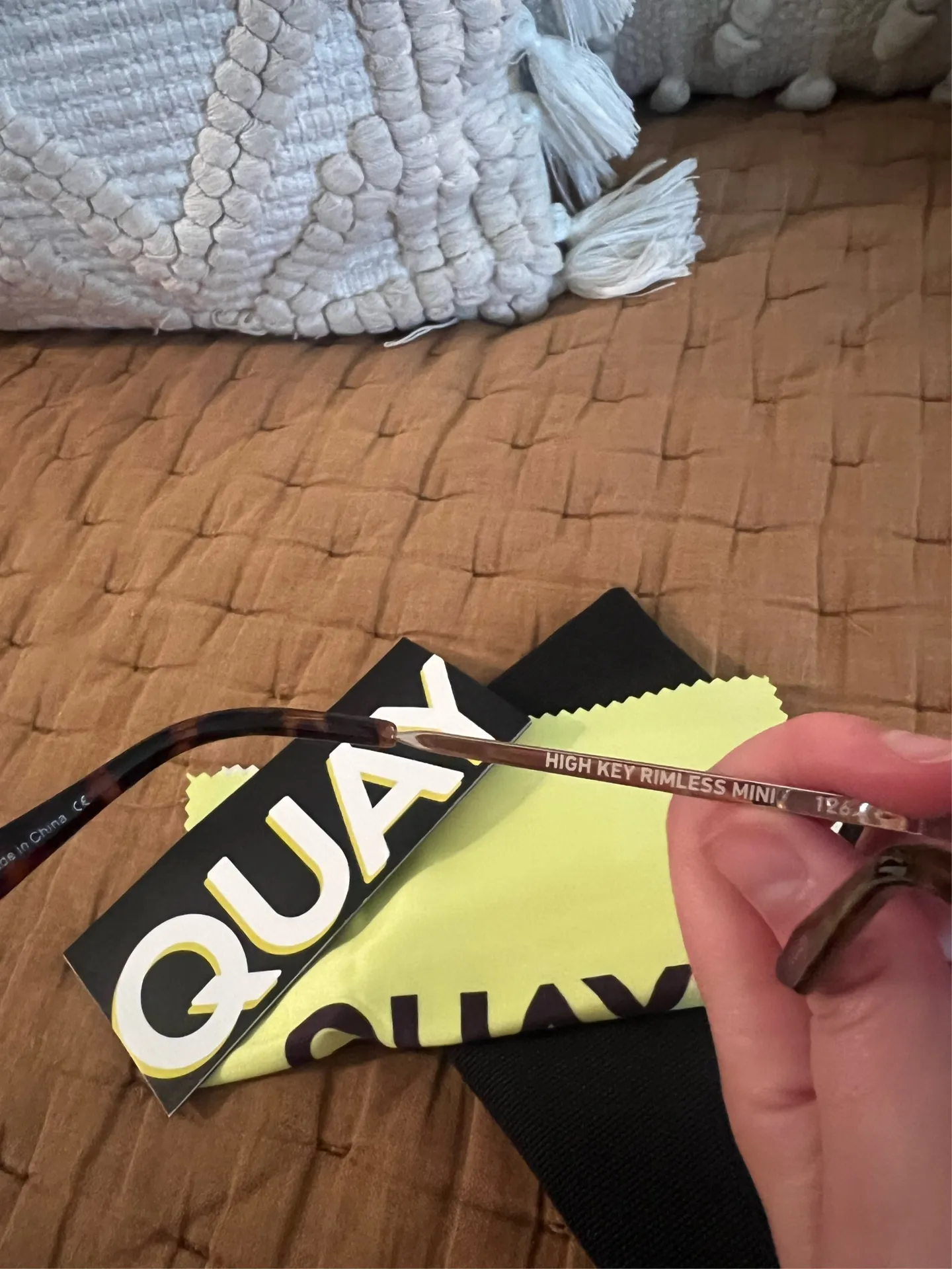 Quay Australia rimless mini Sunglasses - Image 5