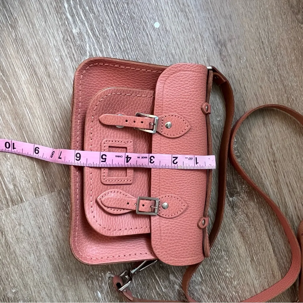Cambridge Satchel Company Salmon Pink Crossbody Bag - Image 4