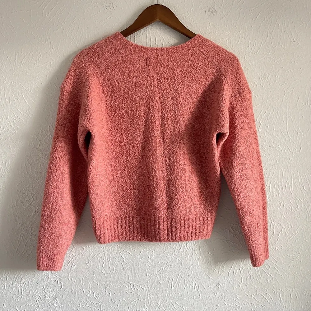 The Teddy Crew Neck Boucle Wool Knit Pullover Sweater Size M - Image 12