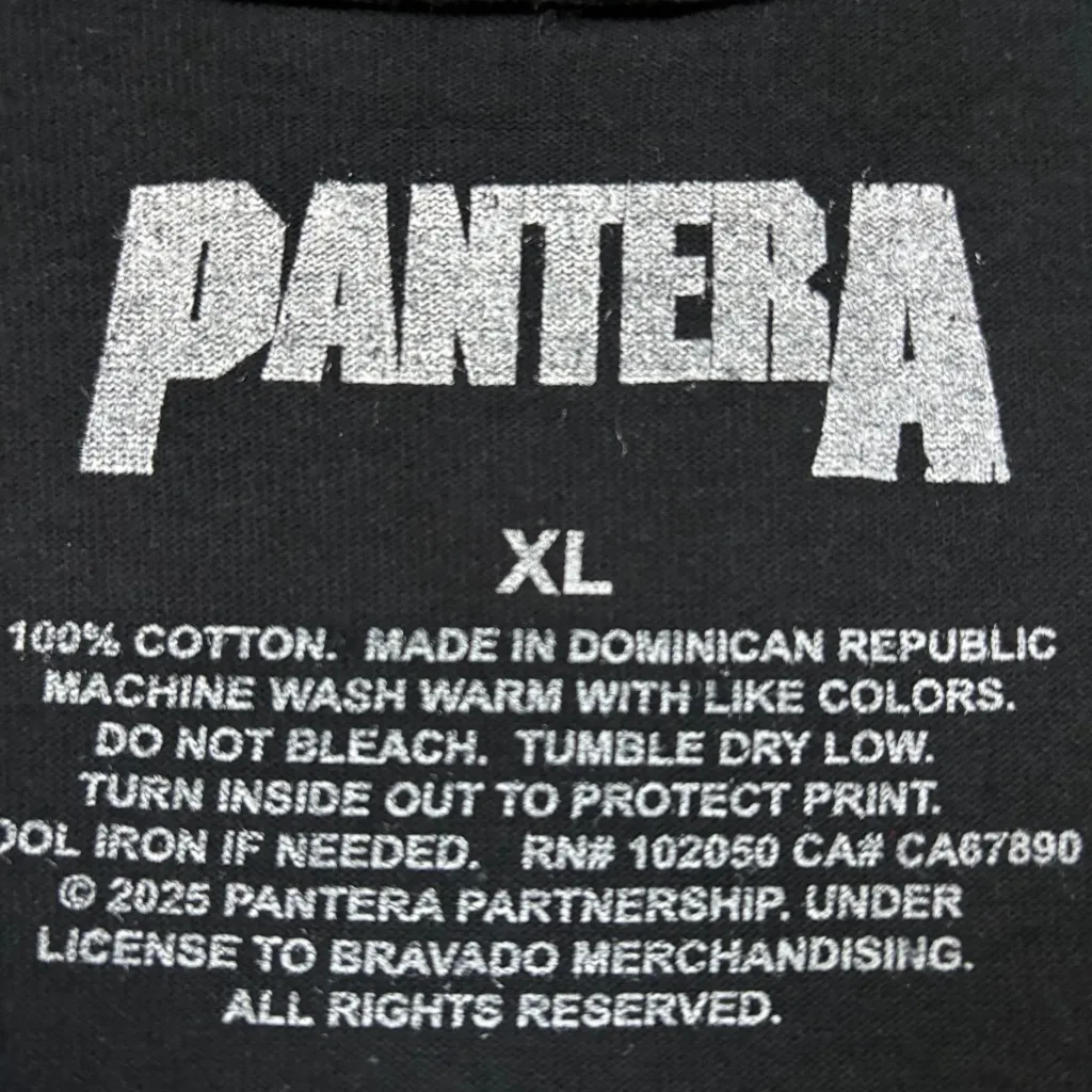Pantera Vulgar Display of Power Heavy Metal Band Tee XL - Image 4