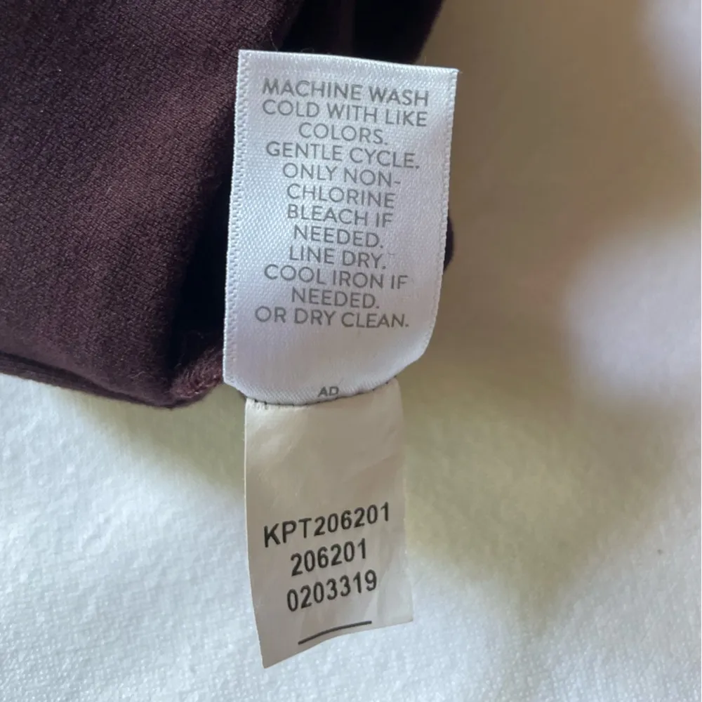 J Jill Women's Ponte Legging Maroon Burgundy Pants Purple Size M - Image 8