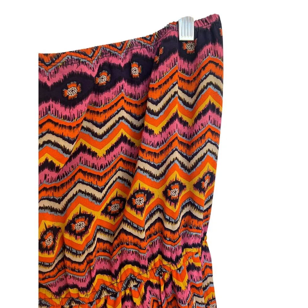 Mystree Strapless Printed Dress Large - Image 3