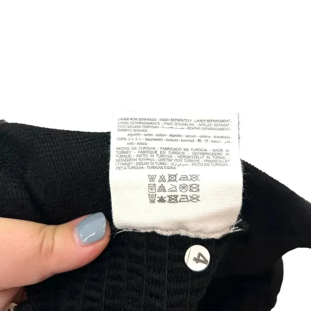 Zara Corset Tank‎ Top Bralette Lace Up Sweetheart Shirred Black Size Medium - Image 11