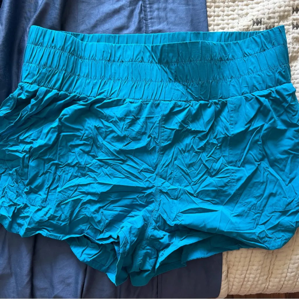 Joy Lab Teal Running Shorts - Image 4