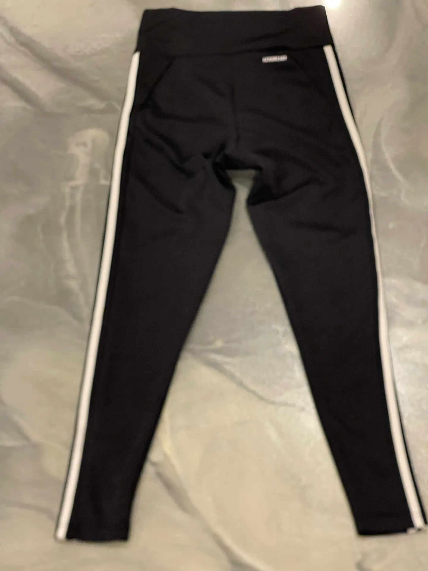 Womens Adidas 3 -Stripes Athletic Leggings Size Small - Image 3
