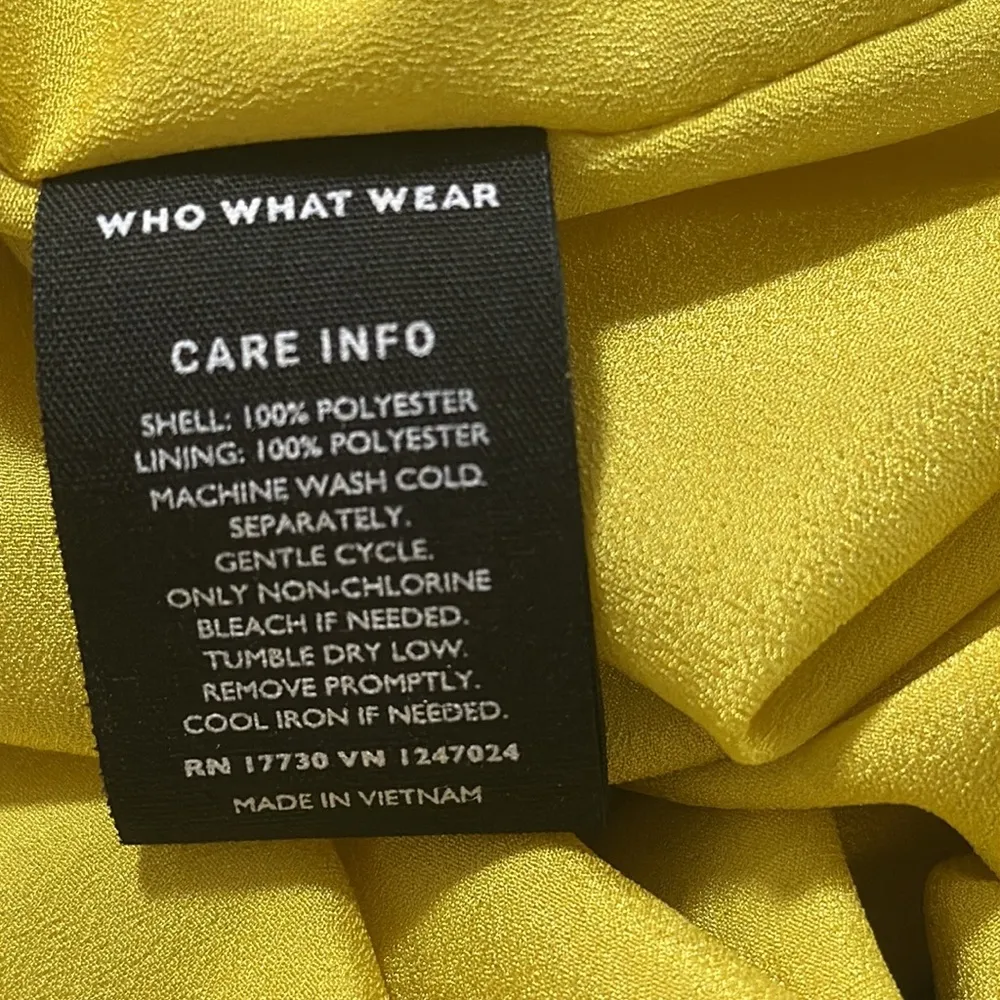 Who What Wear NWT Yellow floral Maxi Dress Women plus Size XXL waist tie - Image 10