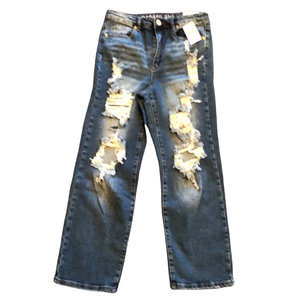 Madden Girl Distressed Dad Ankle
Jeans - Image 10