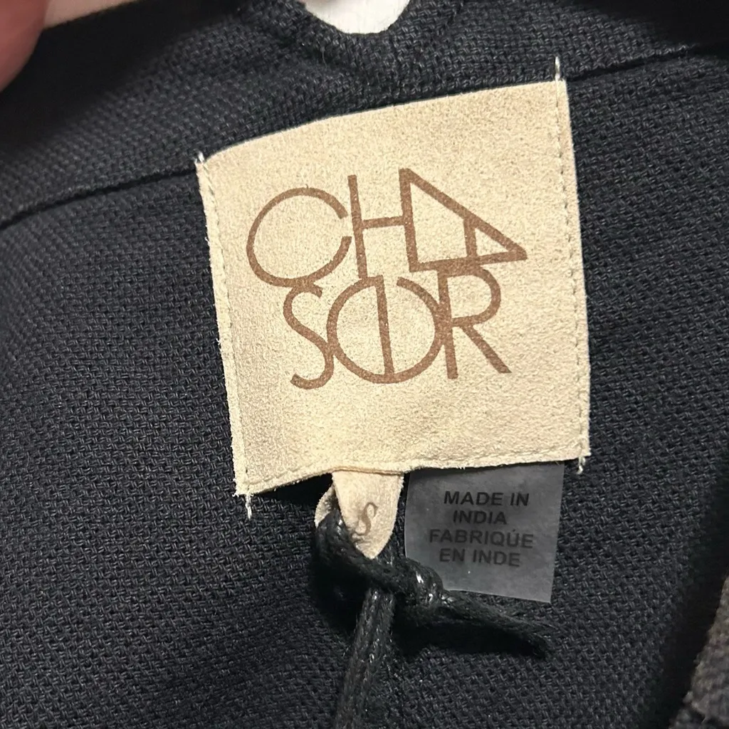 NWT Chaser Black Button-Detail Mini Skirt Small - Image 5