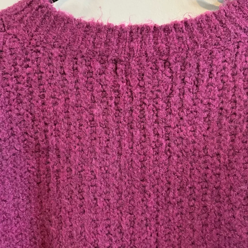 Anthropologie Plum Italian Wool Long Knit Sweater - Image 7