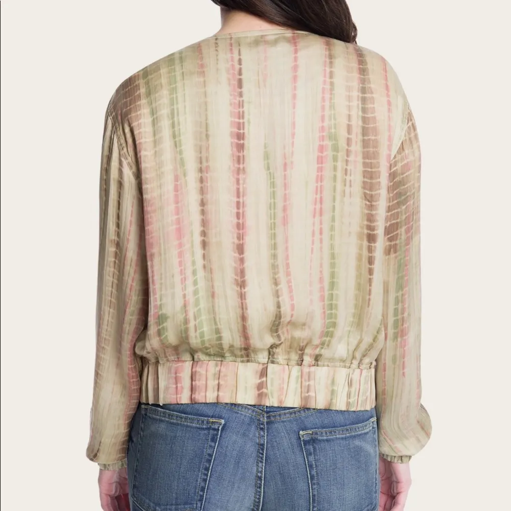 Frye NWT  TIE DYE SILK JACKET - Image 3