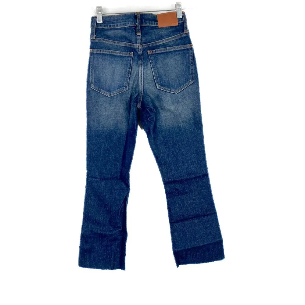 NWT J. Crew 9" Billie Mid-Rise Demi-Boot Crop Jean Lantern Wash Raw Hem Size 23 - Image 7