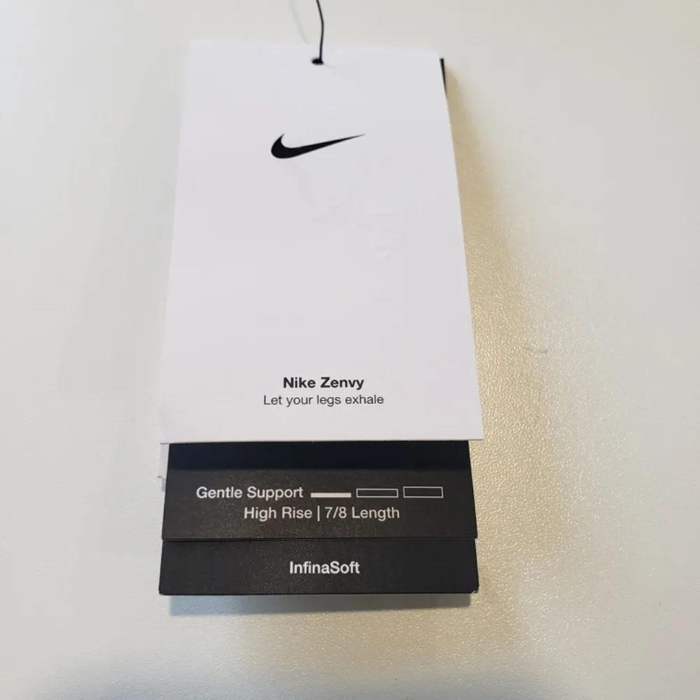 Nike Womens Zenvy Rib Gentle Support High Waisted 7/8 Leggings - Image 6