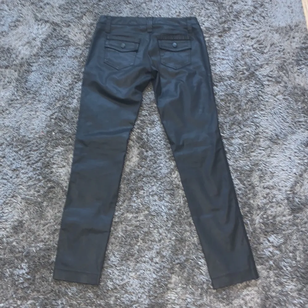 Benetton Faux Leather Pants - Image 4