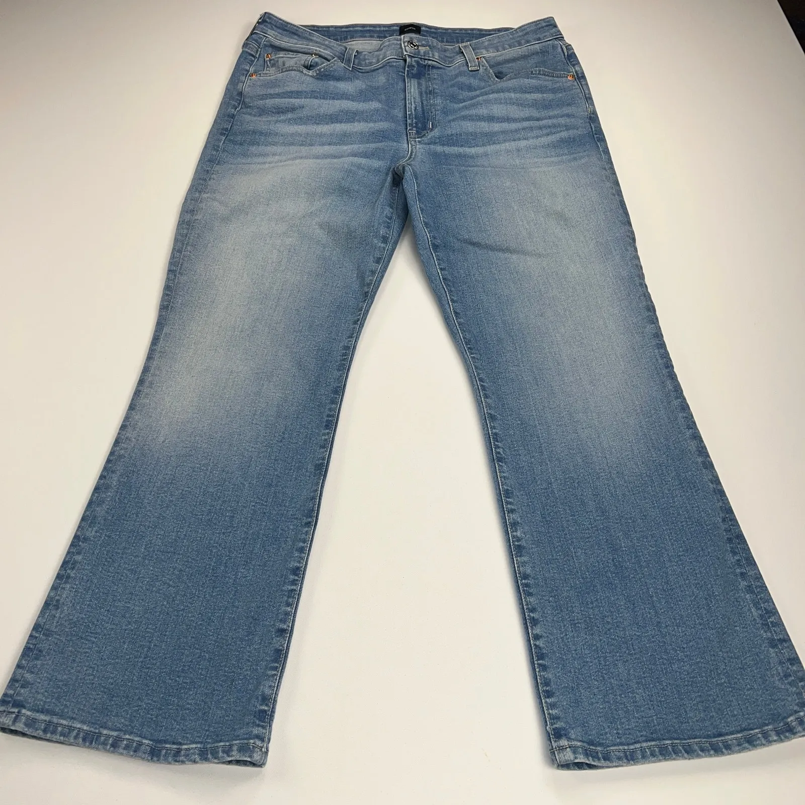 Edwin Lark Ankle Boot Kick Jean Paradigm Wash 27” Inseam Mid Rise Size 32 Waist Blue - Image 11