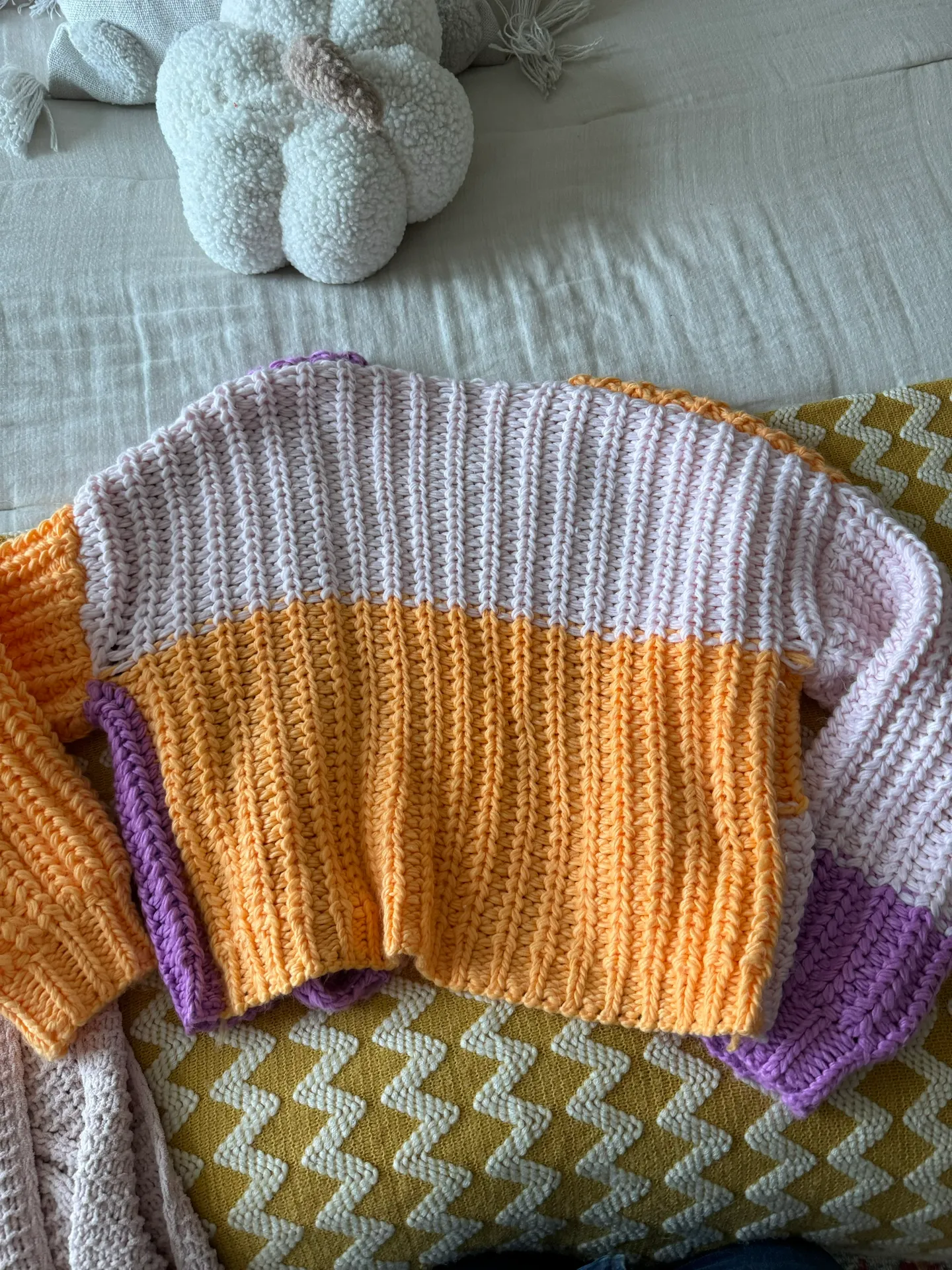 Wild Fable Colorblock Chunky Waffle Knit Cardigan - Image 6