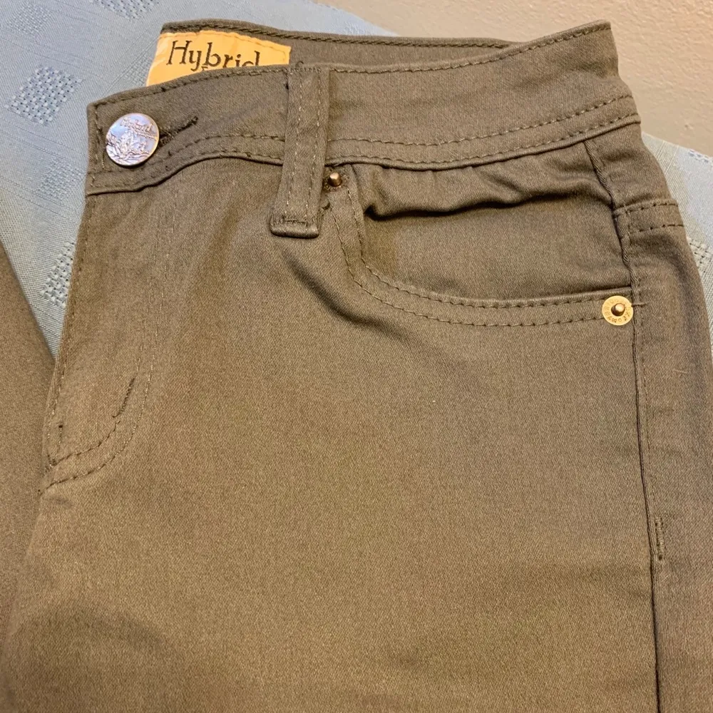 Hybrid & Co Gray Slim Bootcut Pants - Image 5