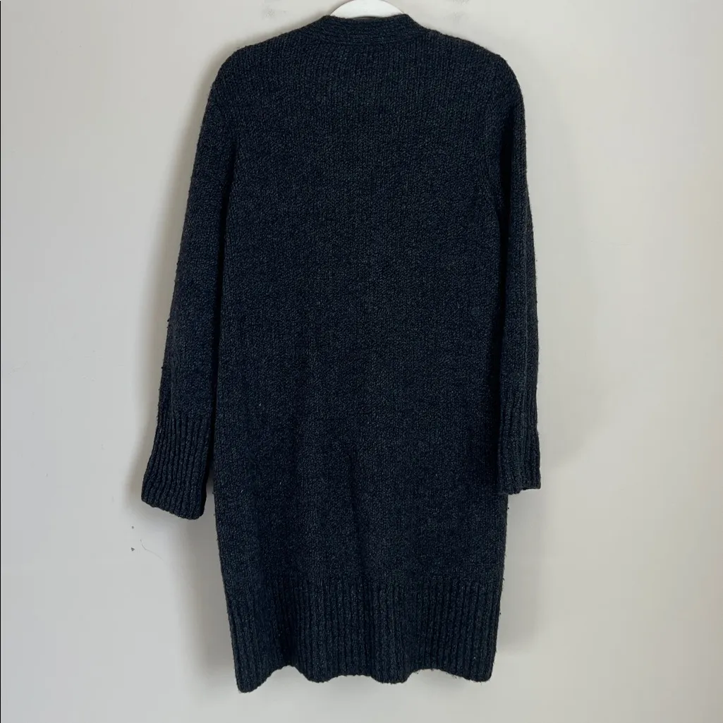 COS Longline Cardigan Sweater with Pockets Chunky Knit Wool Blend Sz Small - Image 6