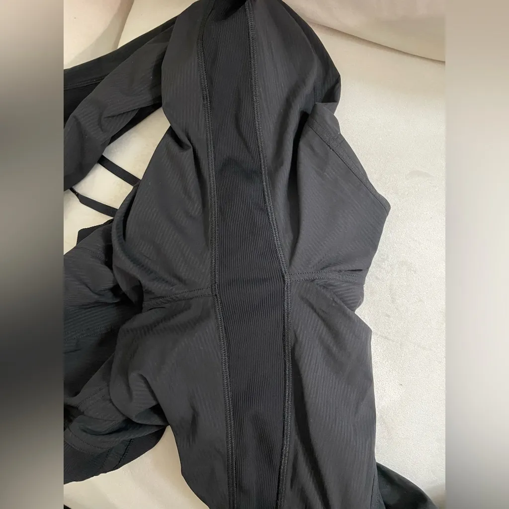 Lululemon Dance Studio Crop 25” Pants Black side pocket Size 6 - Image 12