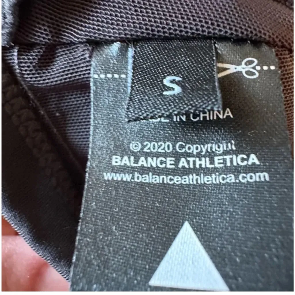 Balance Athletica (Vitality) Lux Revive Front Zip Strappy Back Sports Bra Black - Image 3