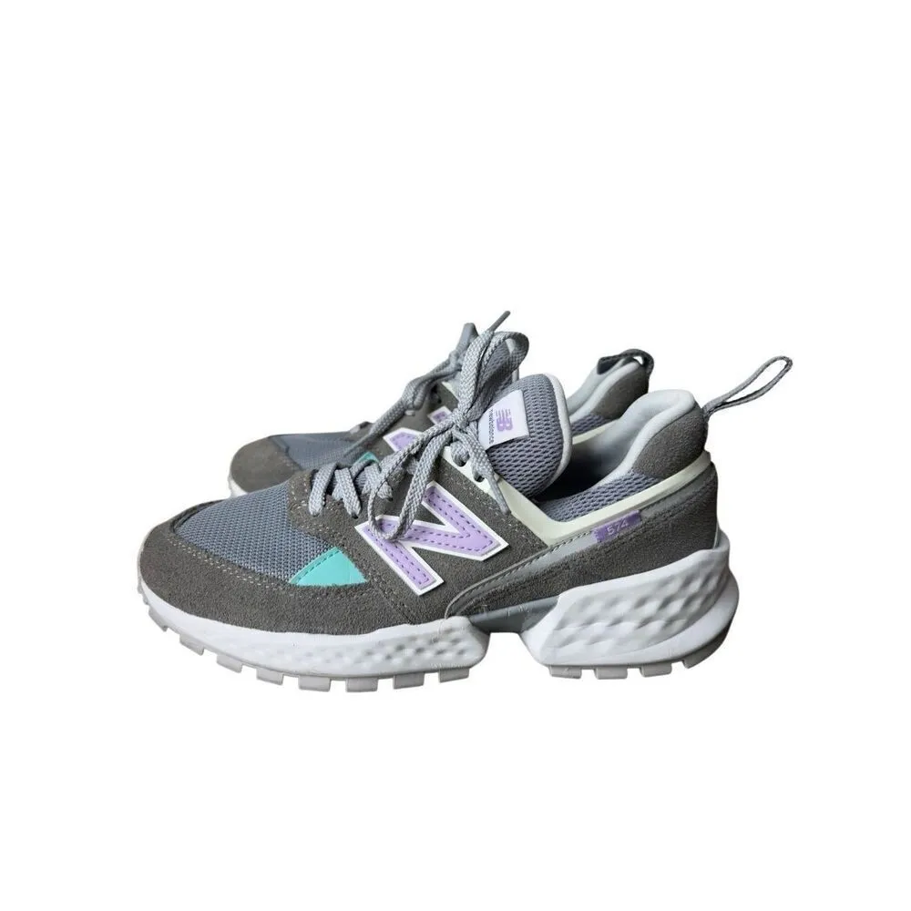 NEW BALANCE 574 Sport Women Gunmetal/Dark Violet (WS574PRC) Size 7 - Image 6