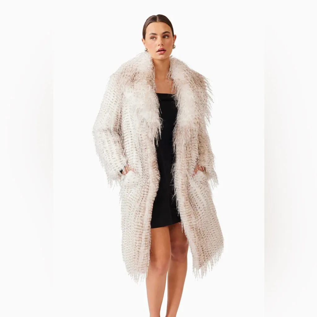 Elliatt Tansy Coat in Grey NWT Size Small - Image 5