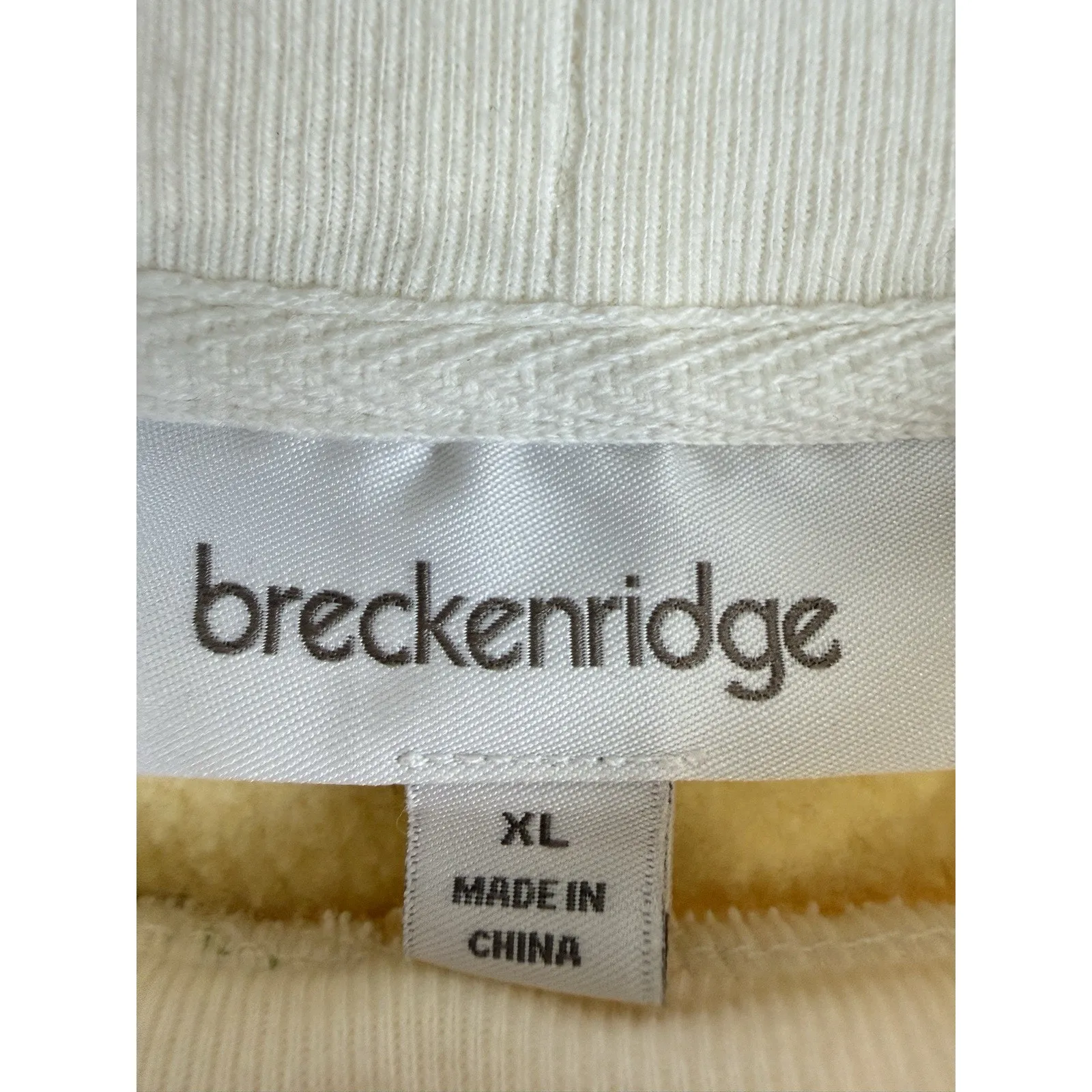 Vintage Breckenridge Yellow Floral Embroidered Crew Neck Sweatshirt Size XL - Image 11