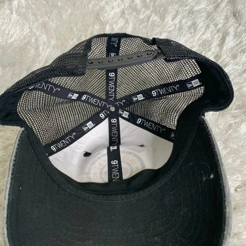 Mizzou University of Missouri Baseball Cap Hat Mesh Snap Back New Era Gray - Image 4