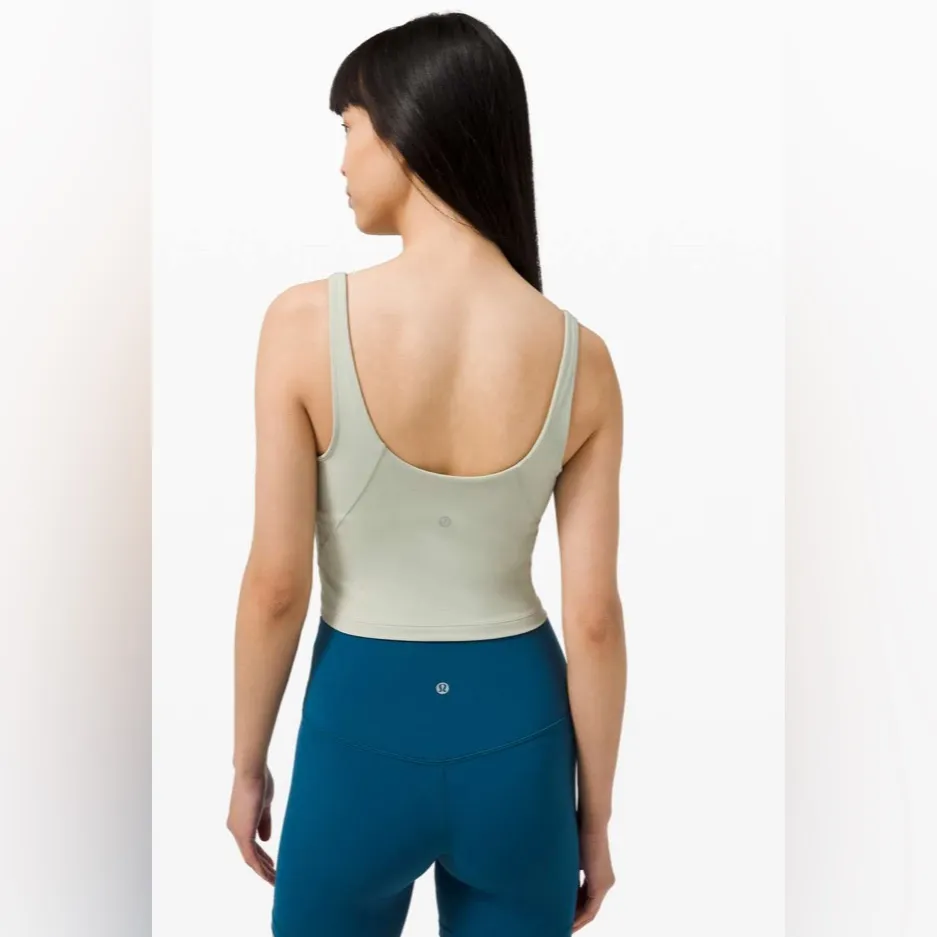 Lululemon Align Tank Top Mint Green Women’s Tank Bra Size 12 - Image 2