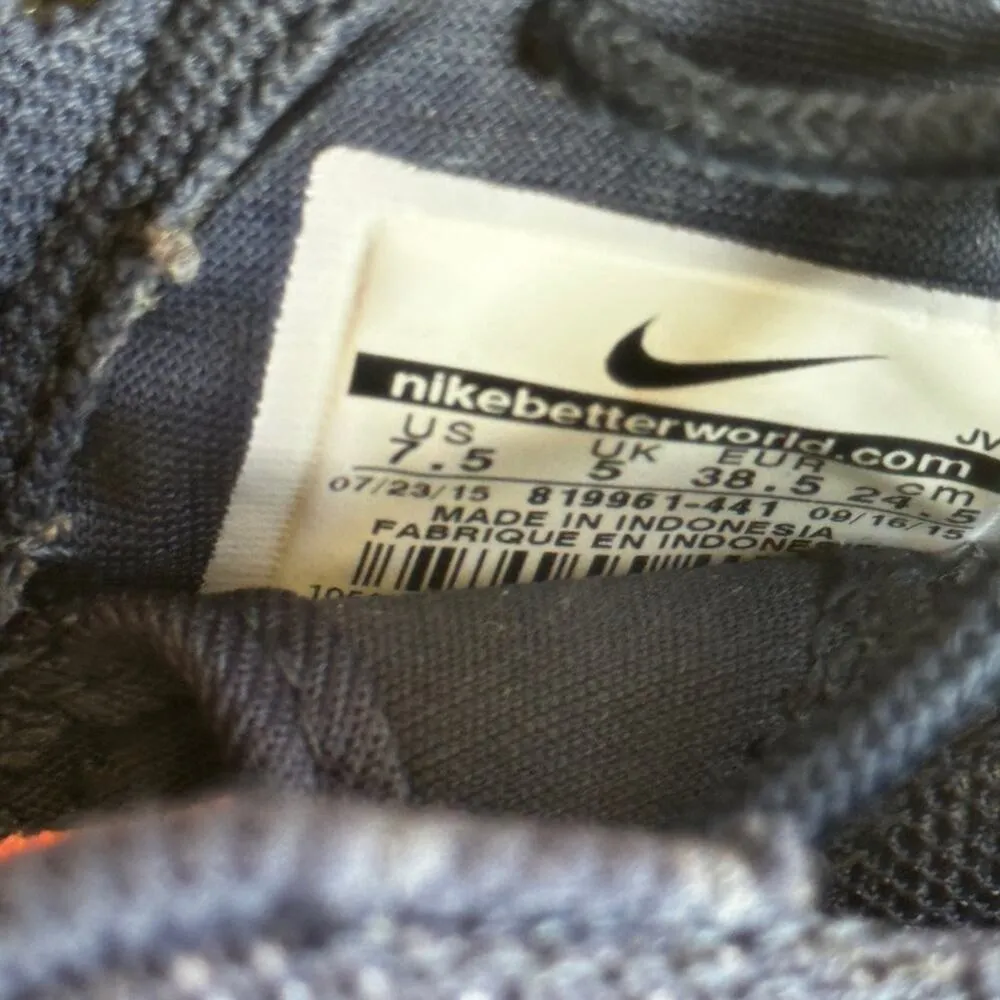 Nike Women’s Athletic Sporty Blue Lace Up Sneaker Sz 7.5 - Image 6