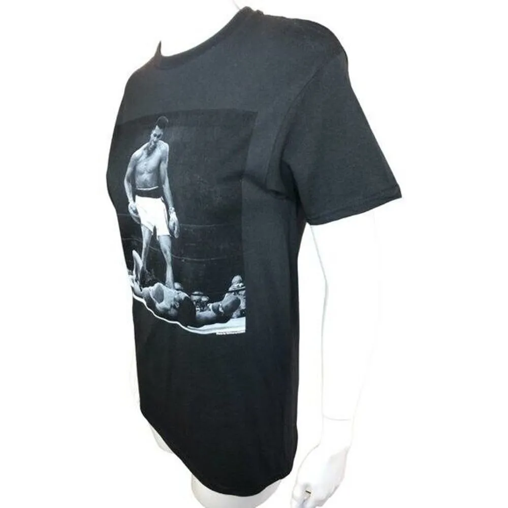 Muhammad Ali Women's Small Black Gray Short Sleeve Graphic Tee Men's Boxing NWT - Image 10