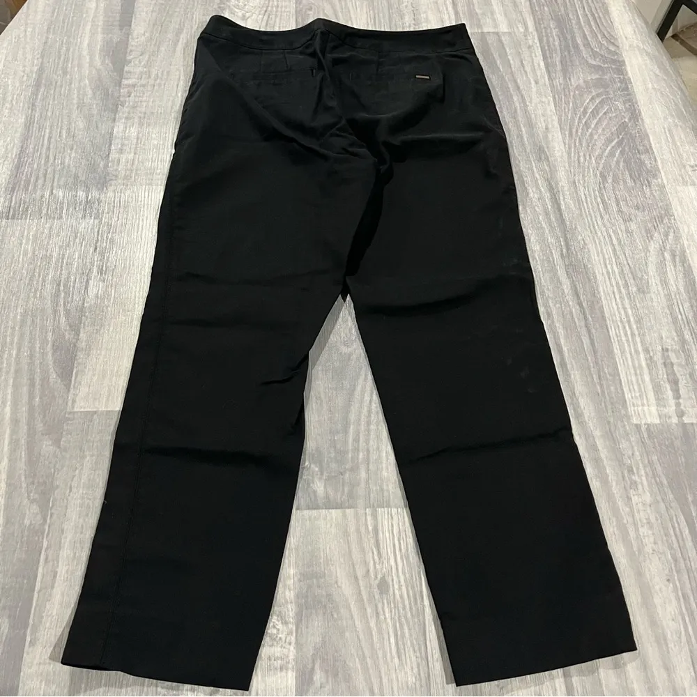 White House Black Market Perfect Form Slim Ankle Black Trouser Pants; 8R Women's - Image 8