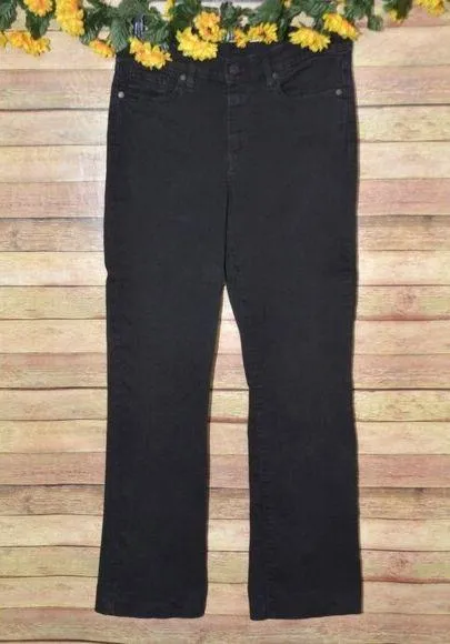 Levi's Ladies Black Classic Bootcut Jeans Size 8 Stretch Casual Western - Image 1