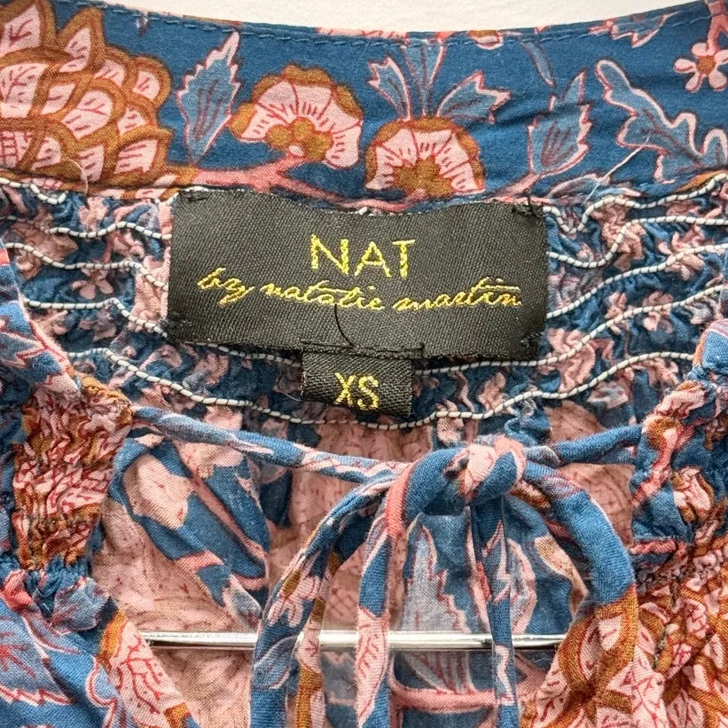 Natalie Martin Lola Floral Blouse Bohemian Boho Summer 2017 Collection XS‎ - Image 4