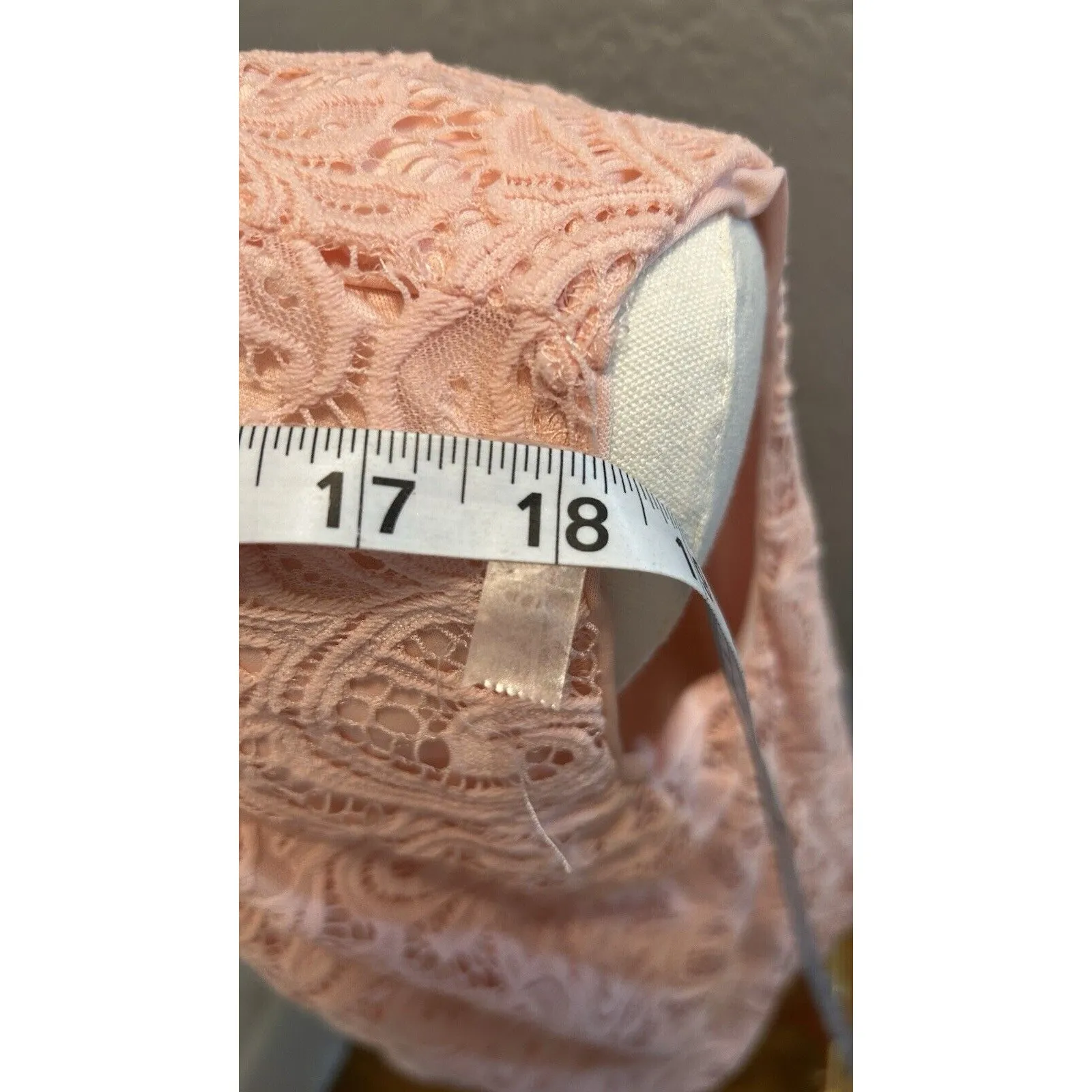 Star Vixen Crochet Lined Coral Paisley Women Tank Plus 2X Coquette Cottage Y2K Pink - Image 5