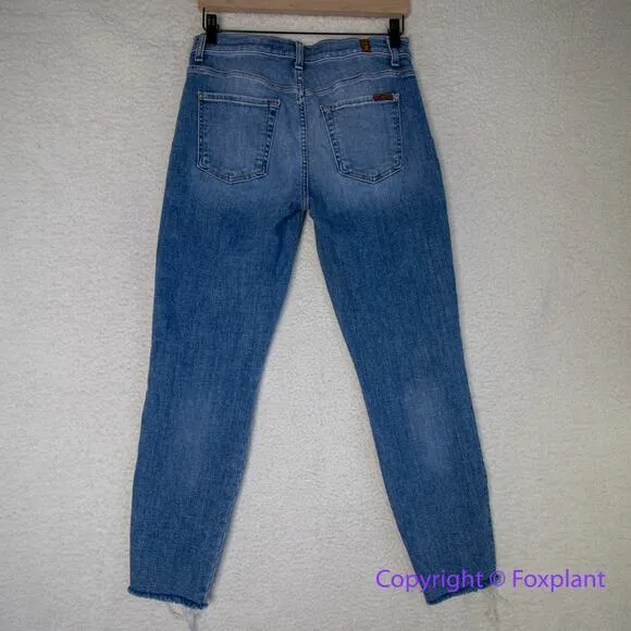 7 For all mankind the ankle skinny jeans raw hem, women‎ size 28 - Image 7