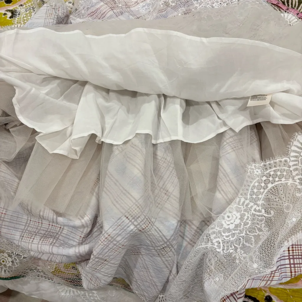 Anthropologie Bobbi Asymmetrical Ruffled Tiered Midi Dress size‎ large - Image 7