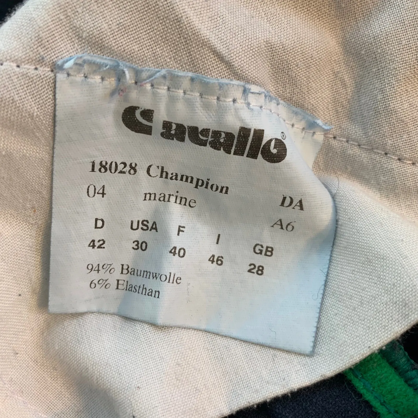 Cavallo Champion Navy Blue Riding Breeches Equestrian Pants Women's Size 30 HOLE - Image 5