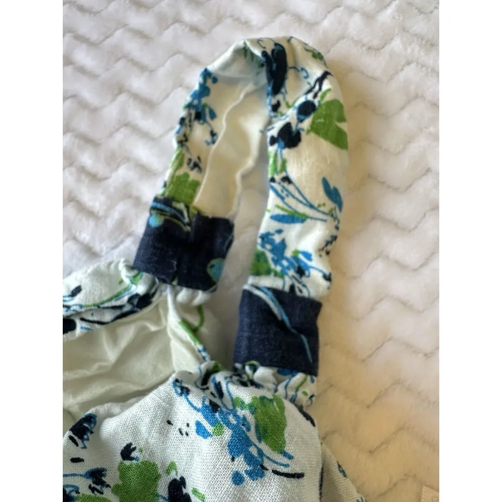 Free People‎ Mini Dress Women Size Large White Blue All Mine One Shoulder Party - Image 8