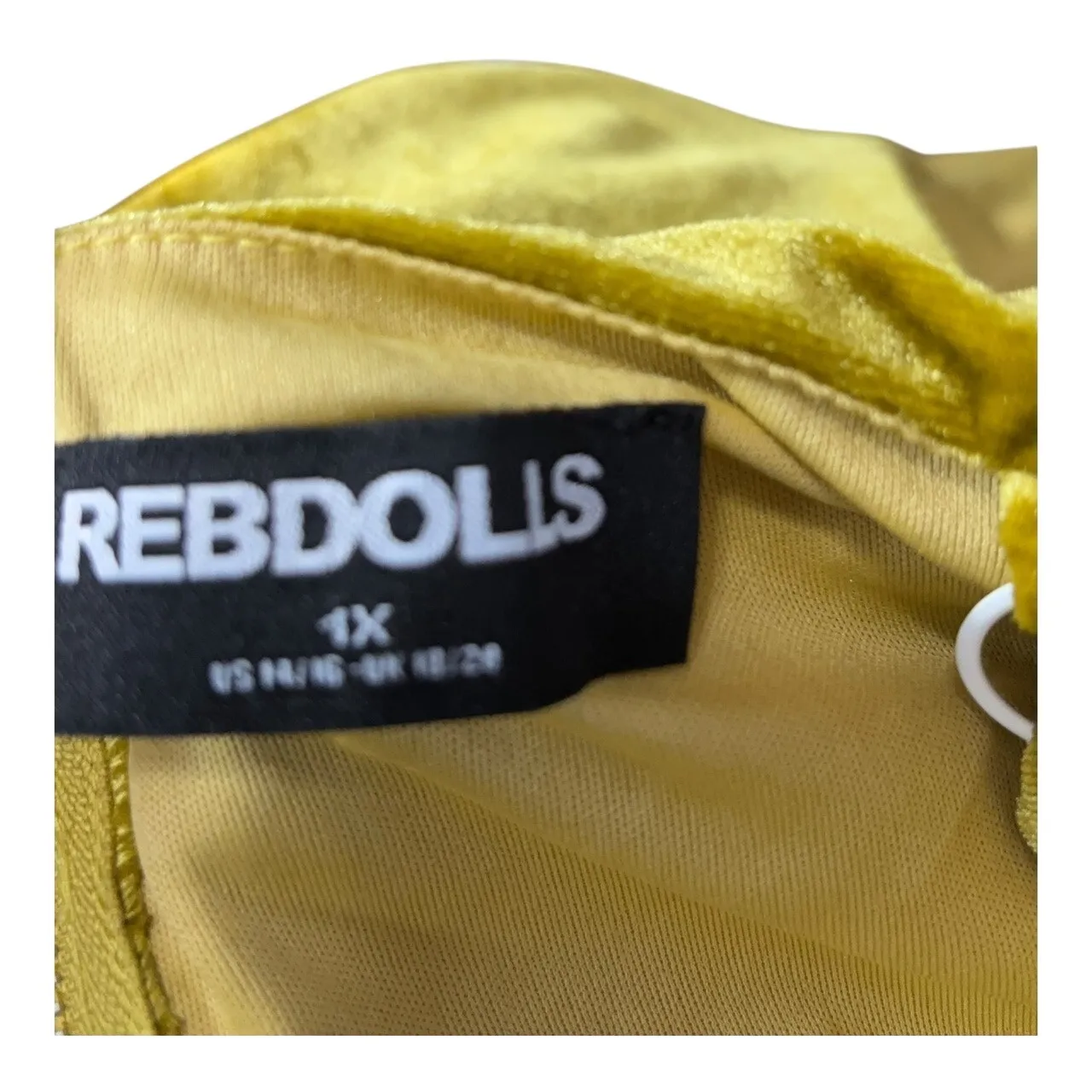 REBDOLLS Green Brush Corset Blouse Size 1X - Image 3