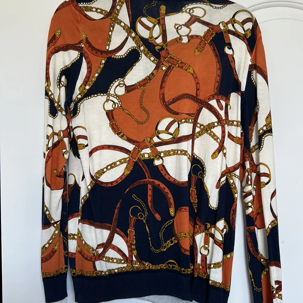 Talbots, western design sweater - Image 4