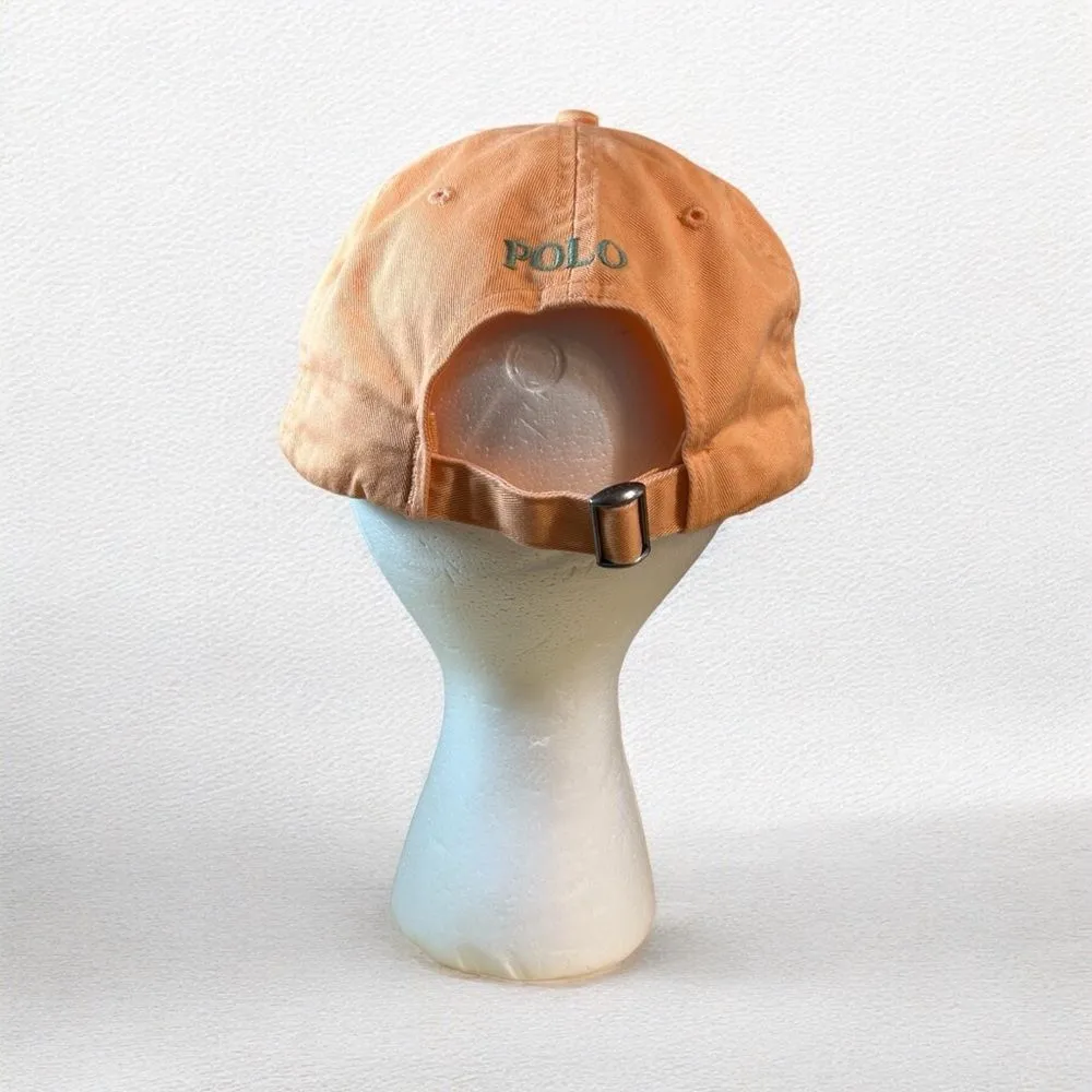 Polo Ralph Lauren The Iconic Cotton Chino Logo Ball Cap Peach OS - Image 2