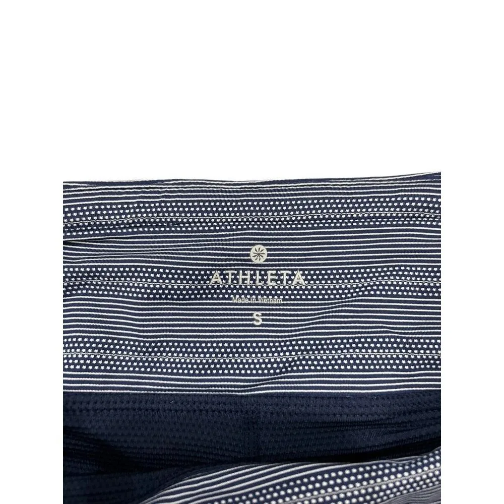 (Sold)Athleta Swagger Skirt Tennis skort NAVY Striped Size Small - Image 3