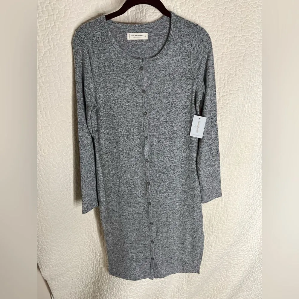 NWT Lucky Brand Women’s Cloud Long Cardigan Top - Image 3